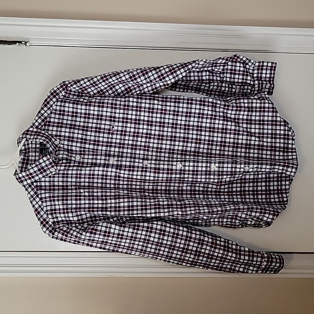 EUC Vinyard Vines Plaid Button-down Long Sleeve Shirt Size M